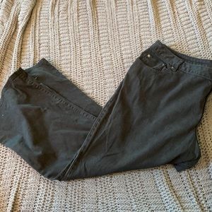 Venezia black boot cut jeans. Lane Bryant older right fit 6 Red now plus size 24